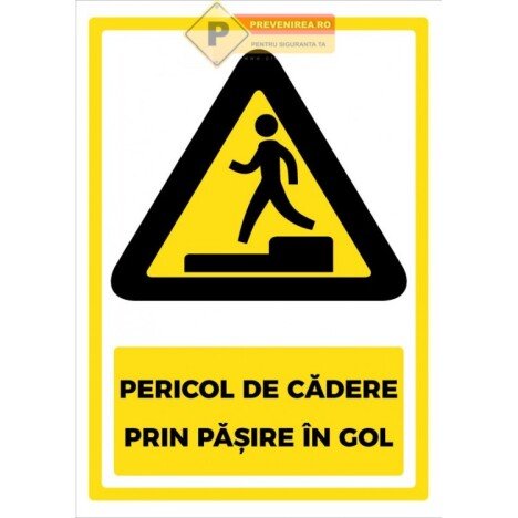 Indicator pentru cadere in gol